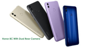 Honor 8c With Dual Rear Cameras